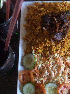 A picture of Party jollof Rice.