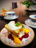 Torta suave Chiffon cake Crema rellena sin polvo de hornear Japonés NAMACHIFFONCAKE🇺🇾🇯🇵生シフォンケーキ