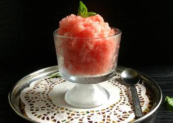Easy Serving Recipe Watermelon Granita Delicious Steady