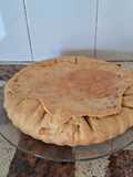 Tarta cremosa de zapallo y salsa bechamel