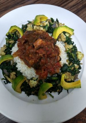 A picture of CrownRice with Fish Sauce.