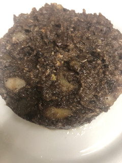 Una foto de 175. Revuelto de morcilla con peras (picoteo)