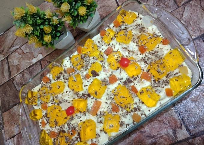 Recipe of Super Quick Fruit custard