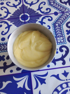 Una foto de Mousse de vainilla