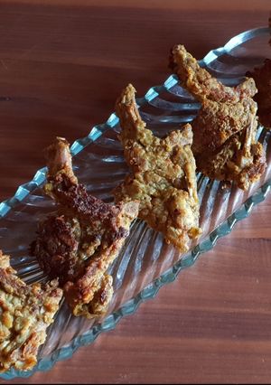A picture of Fried Lamb Chops.