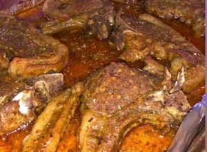 Foto de Costeletas de Borrego no forno