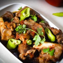 A picture of Lamb karahi.