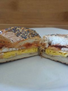 A picture of New York Deli Bacon, Egg, and Cheese.