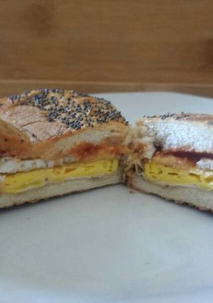 A picture of New York Deli Bacon, Egg, and Cheese.