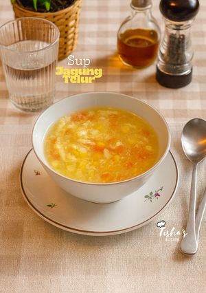 Foto resep 343. Sup Jagung Telur