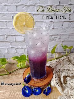 Foto resep Es Lemon Tea Bunga Telang
