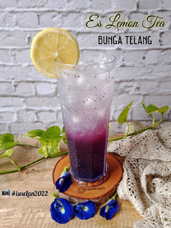 Foto resep Es Lemon Tea Bunga Telang