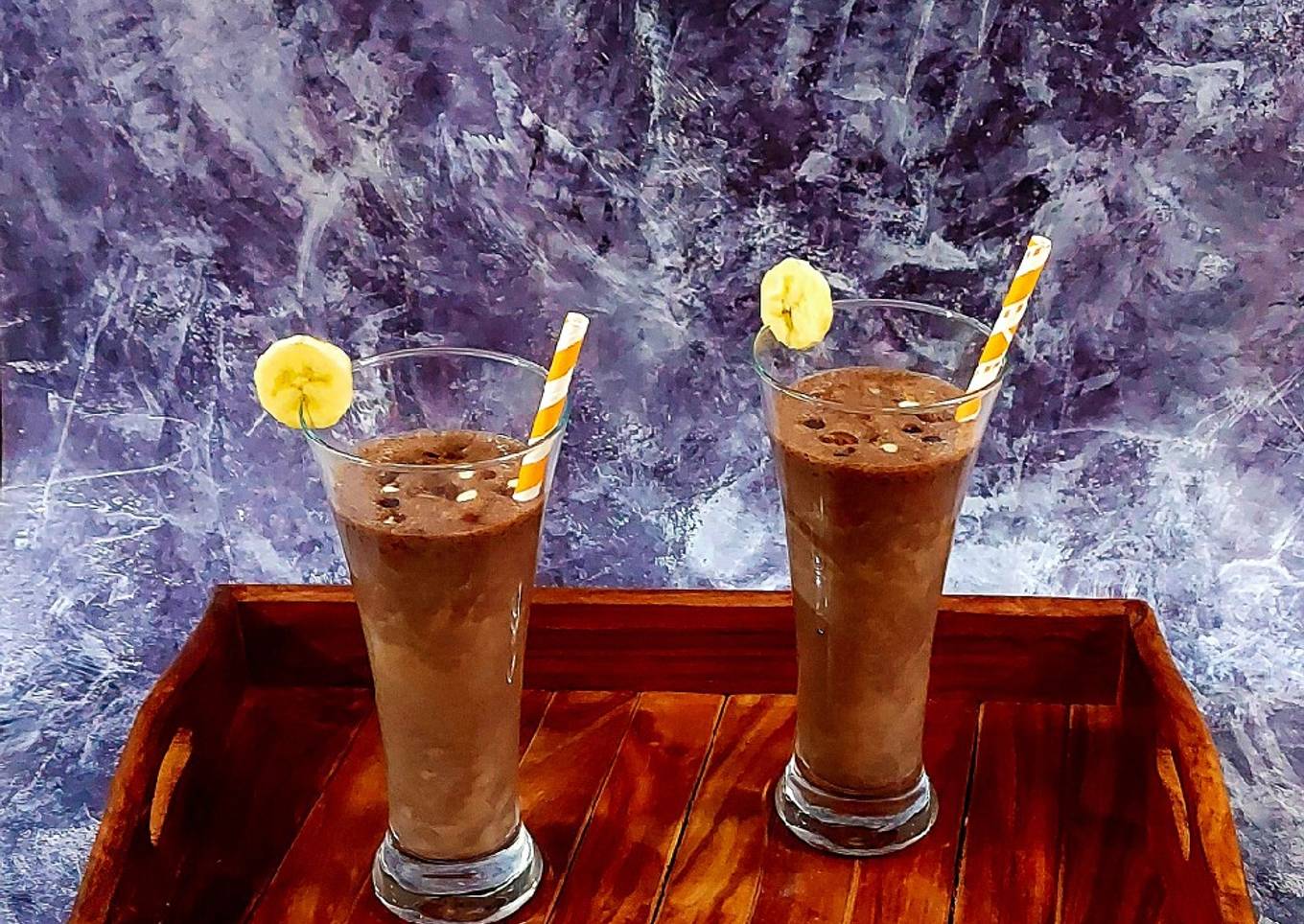 Choco-Coffee Banana Smoothie