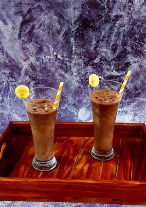A picture of Choco-Coffee Banana Smoothie.