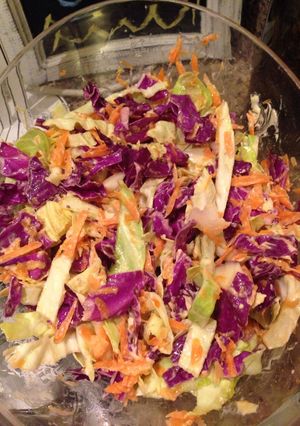 Una foto de Ensalada multicolor