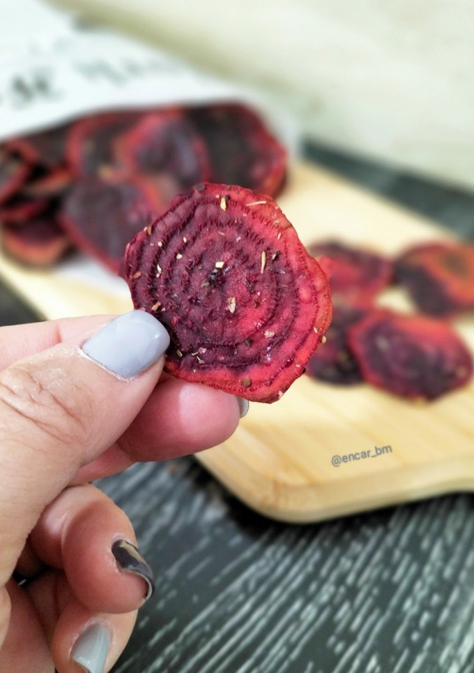 Una foto de Chips de remolacha