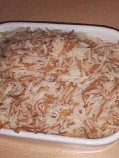 صورة لوصفة رز بالشعيرية