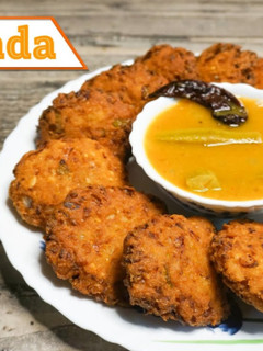 સાઉથ ઈન્ડિયન સ્ટાઈલ ચણા ની દાળ ના દાળવડા (South Indian Style Chana Dal Dalvada Recipe In Gujarati) રેસીપી મુખ્ય ફોટો