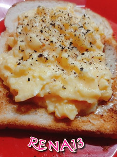 Φωτογραφία της συνταγής Ομελέτα τύπου scrambled eggs στα μικροκύματα