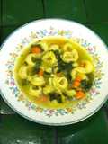 Tortellini con acelgas