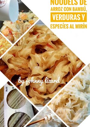 Foto principal de Noodels de arroz con Bambú, Verduras y Especies al Mirín