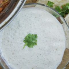 Green raita A picture of Green raita.