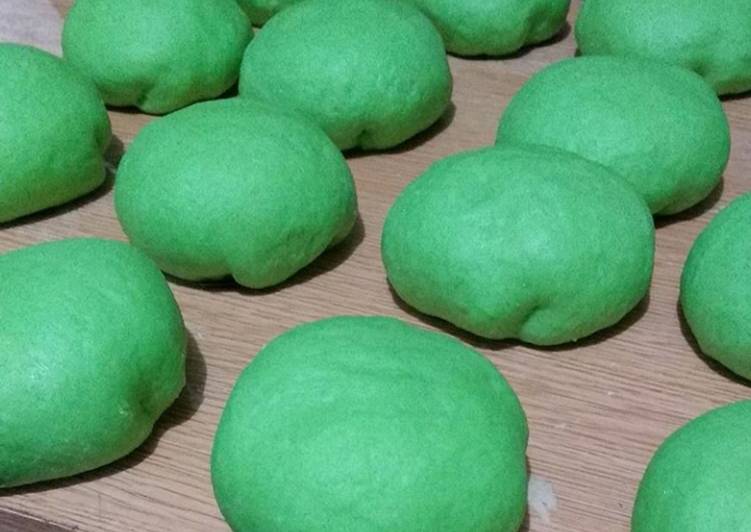 Resep Bakpao  pandan isi unti kelapa yang Lezat