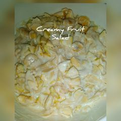 A picture of Creamy fruit Salad.
