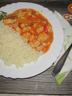 Édes savanyú csirkemell recept fotója