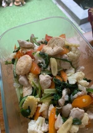 Foto resep Sapo Tahu Ayam