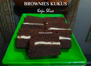 Foto resep Brownies Kukus Keju Slice⭐