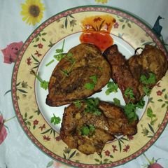 A picture of Baked barbeque Chicken Breast.
