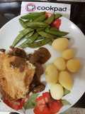My Steak & Onion pie with Top Crust
