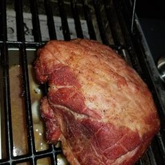 BBQ pork roast A picture of BBQ pork roast.