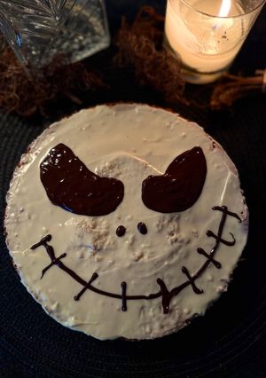 Una foto de Bizcocho Jack Skellington (Bizcocho de yogur) - Adviento Halloween