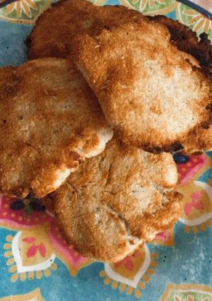 Una foto de Galletas de banana y coco