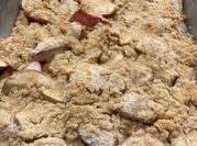 A picture of crumble with margarine