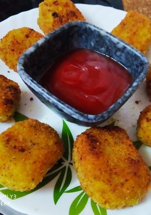 A picture of Leftover rice nuggets (veg).
