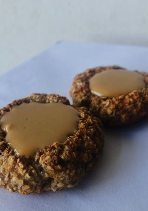 Una foto de Pepas de banana 🍌 y crema de maní 🥜 (+Avena)