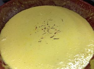 Una foto de Salsa de crema con Azafrán para todo uso a la Sonorense