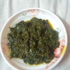 A picture of Spinach masala.