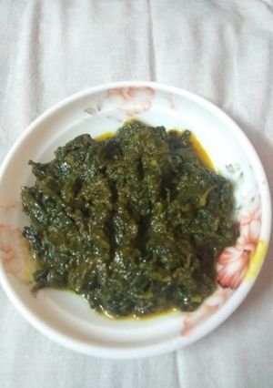 A picture of Spinach masala.