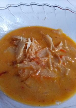 Foto resep Sayur rebung merah