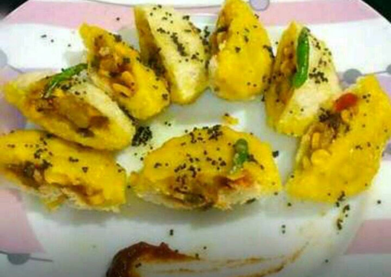 Simple Way to Make Ultimate Dhokla bread sandwich