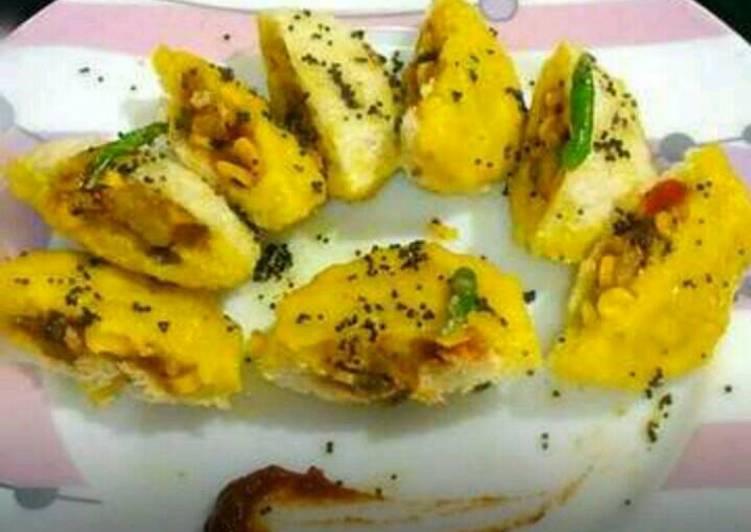 Made by You Dhokla bread sandwich
