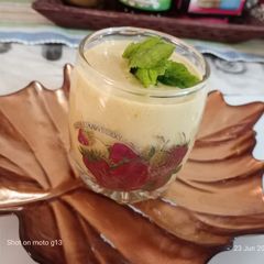 A picture of Curd mango smoothie.