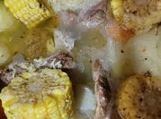 Una foto de cazuela vacuno en olla a presión