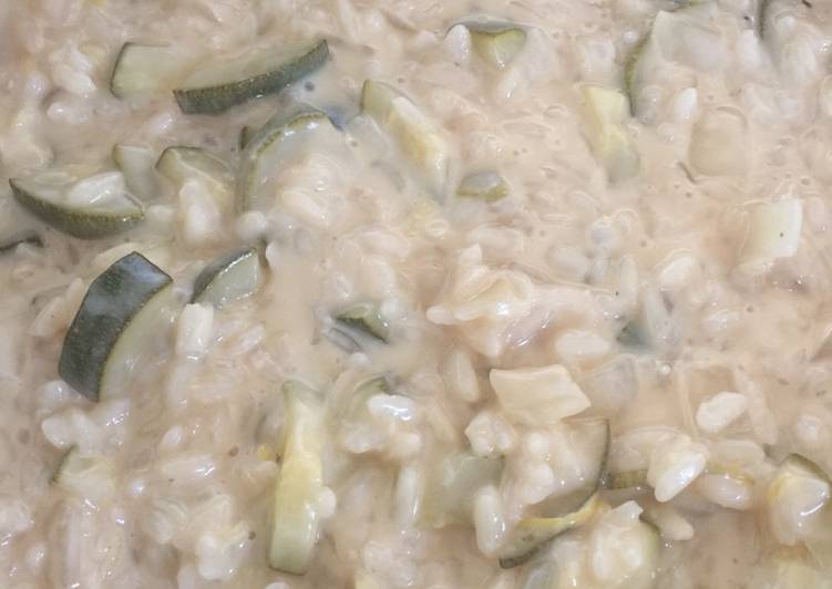 Recipe of Super Quick Homemade Courgette and Lemon Risotto