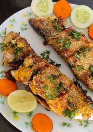 फ्राय बांगडे (fry bangde recipe in marathi) रेसिपी चे मुख्य फोटो 