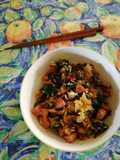 Arroz frito tostado